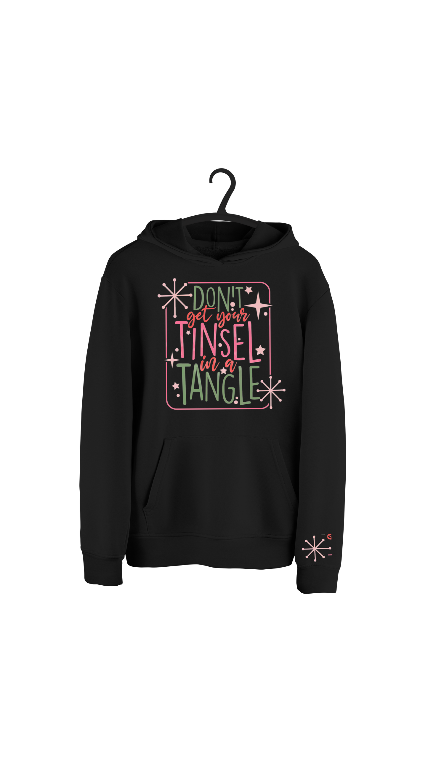 Tinsel & Tangle Hoodie; Women Hoodie, Christmas Family Hoodie, Christmas Shirt, Christmas Matching Hoodie