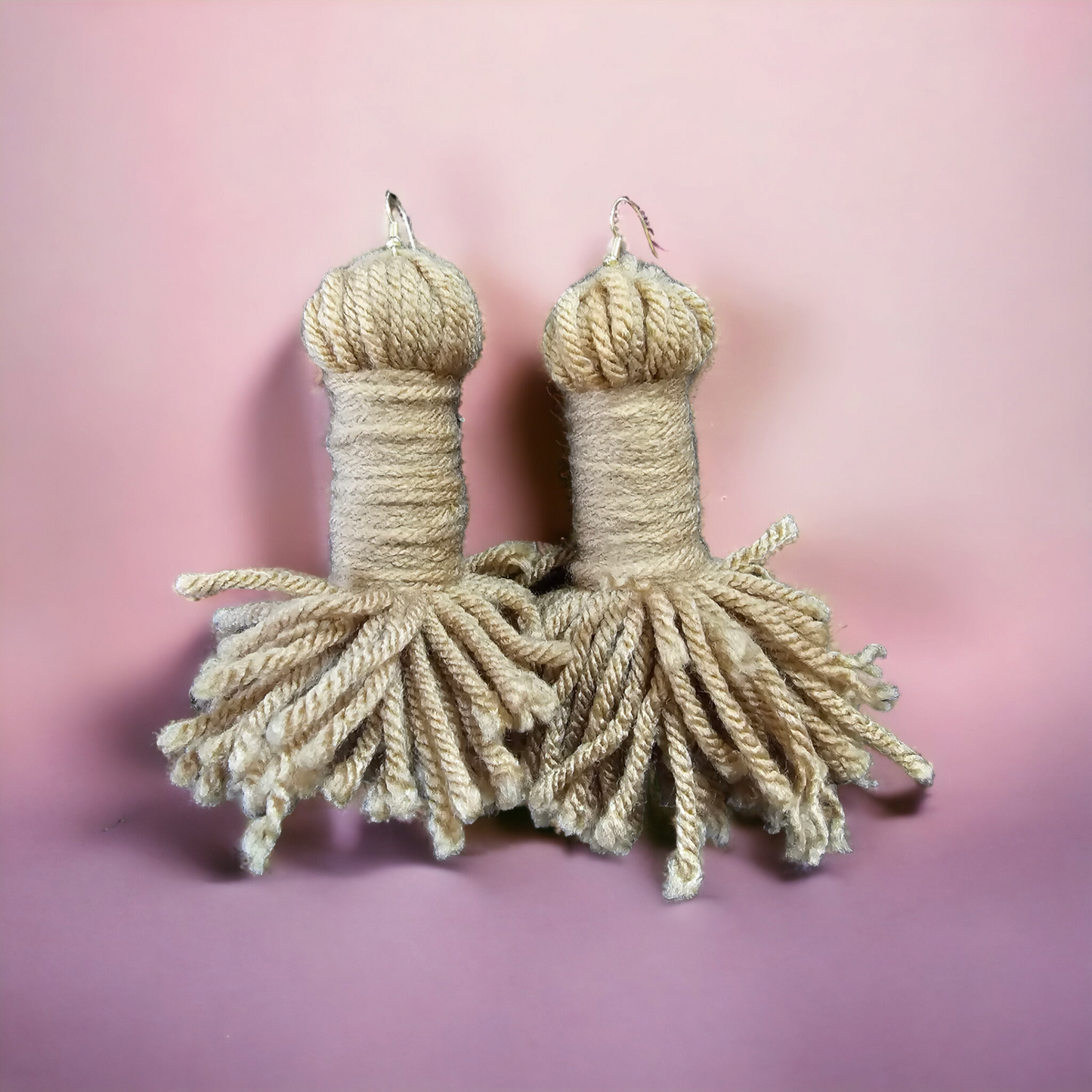 Berry Tassel Earrings