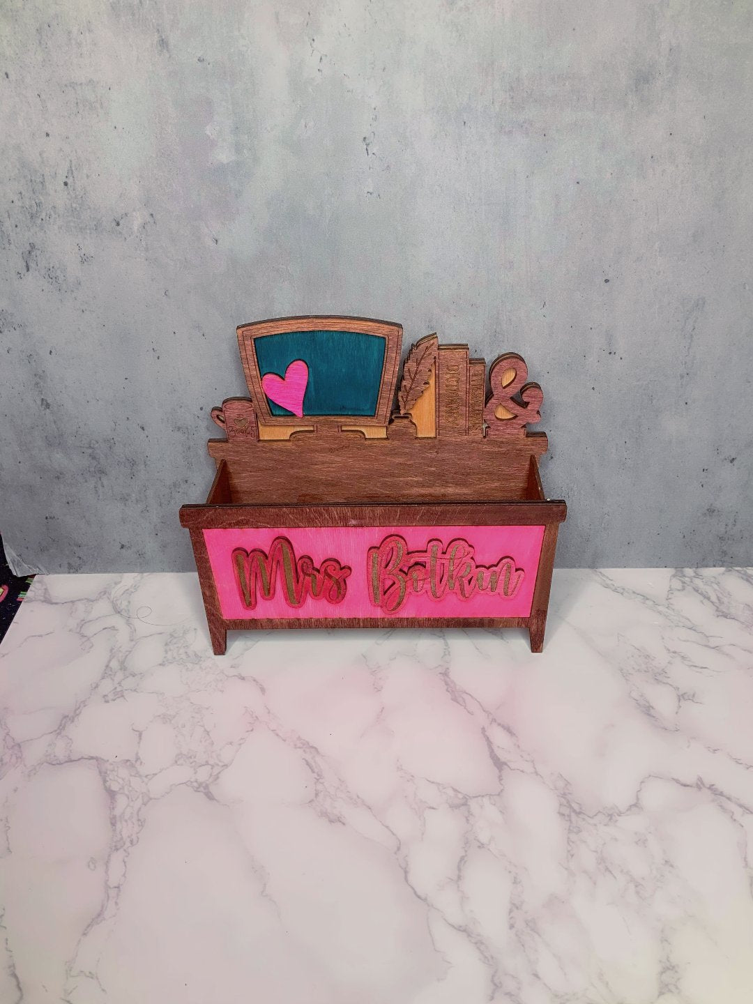 Teachers Name Plate/ Pencil Box