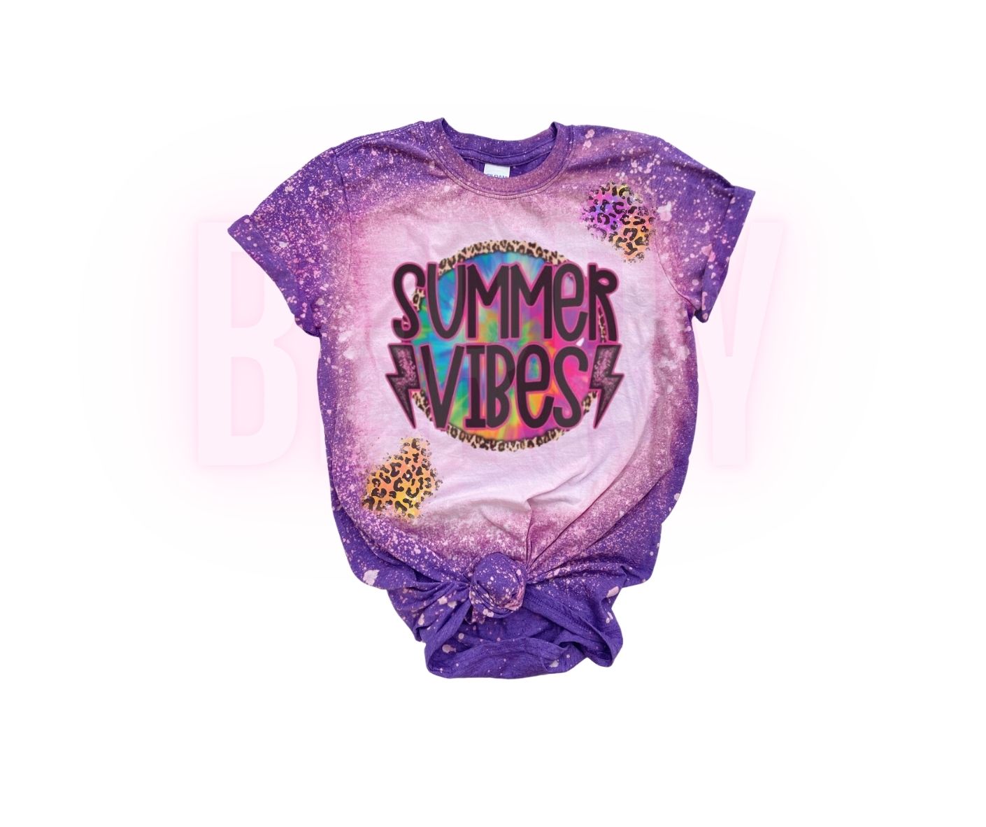 Bleached Summer Vibes Retro Summer Vibes Tshirt