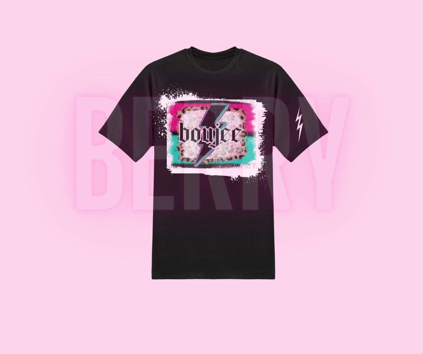 Bleached Black Boujee Vibes Retro Summer Vibes Tshirt