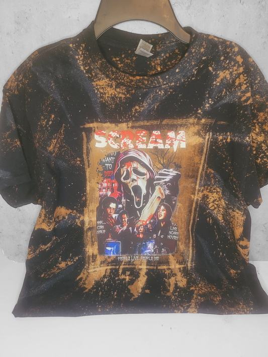 Scream Horror T-shirts, Vintage Halloween T-shirts