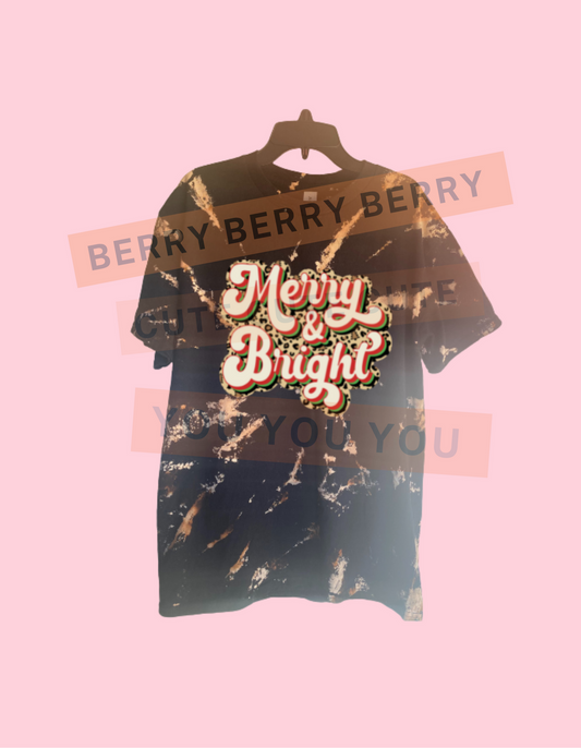 Merry& Bright Tee