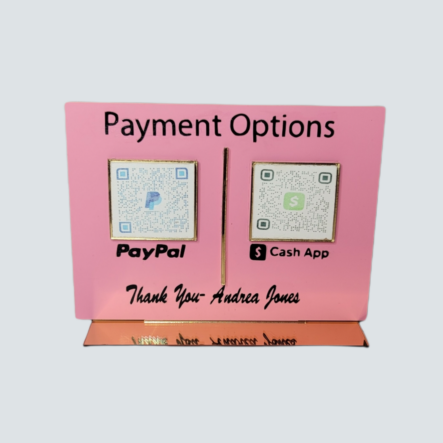 Scan 2 Pay (QR Code)/Business Payment Sign