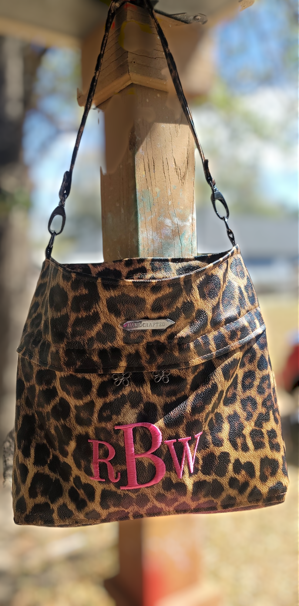 Customize Leopard Hobo Bag