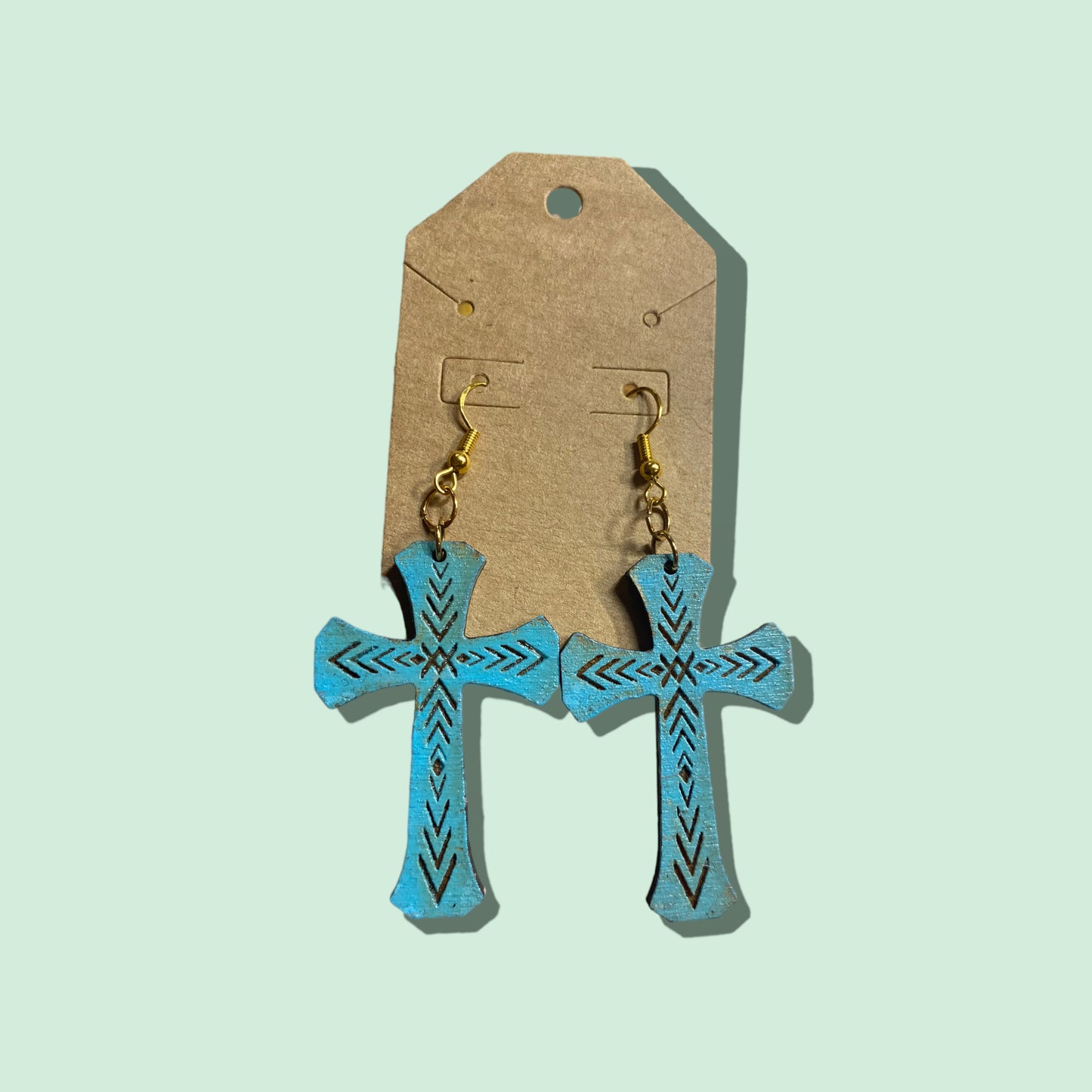 Boho Cross Earrings